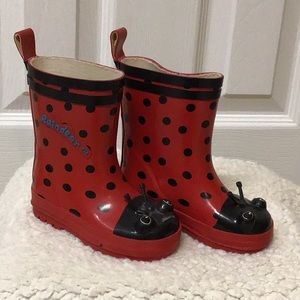LADYBUG RAINDEAR [TM] RAINBOOTS, Sz 6